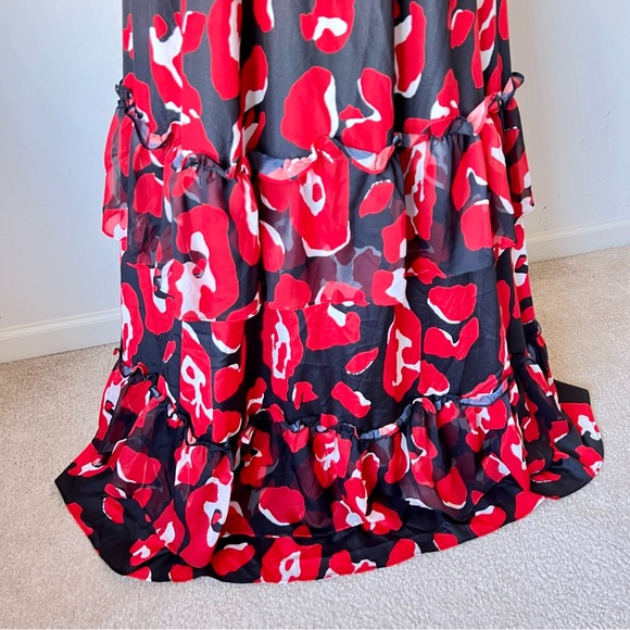 NWT FASHION NOVA Jacie Floral Ruffled Maxi Dress—SZ. Medium - Picture 15 of 17